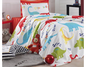 Покрывало вафельное Eponj Home 160x235 Dinazorus Beyaz