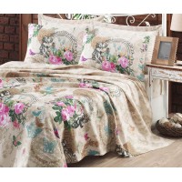 Покрывало вафельное Eponj Home 200x235 Angel Bej