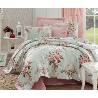 Покрывало вафельное Eponj Home 200x235 Alanur Mint