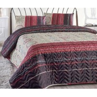 Покрывало стеганое Eponj Home Aries Murdum 200х220 с наволочками 50х70