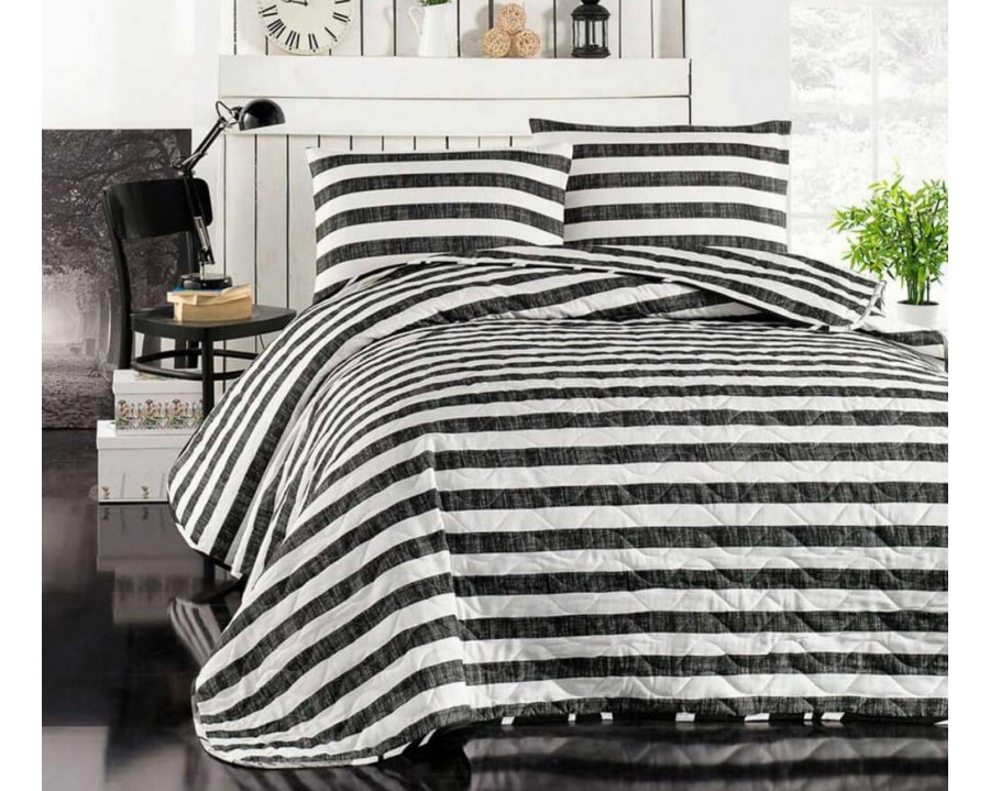 Покрывало стеганое Eponj Home Unicornlar Pembe 2 200х220 с наволочками 50х70