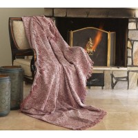 Плед-покрывало хлопковое Eponj Home Keten Linen Kiremit 170х220
