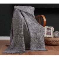 Плед-покривало бавовняне Eponj Home Keten Linen Haki 170х220
