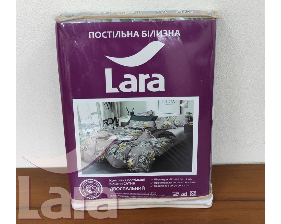 Постільна білизна LARA сатин d13050e євро