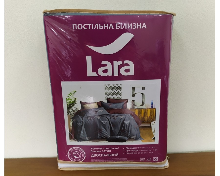 Постільна білизна LARA сатин d13012e євро
