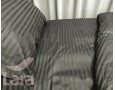 Постільна білизна LARA сатин-страйп чорна d13003p2 полуторна