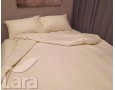 Постельное белье LARA сатин-страйп Beige d13093d двуспальное
