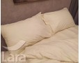 Постільна білизна LARA сатин-страйп Beige d13093p полуторна