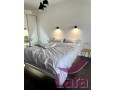 Постельное белье LARA сатин-страйп Light gray d13040d двуспальное