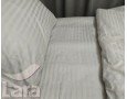 Постельное белье LARA сатин-страйп Light gray d13040d двуспальное