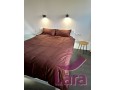 Постельное белье LARA сатин-страйп Brown d13034d двуспальное