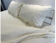 Постельное белье LARA бязь-страйп Beige d11222s семейное
