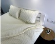 Постельное белье LARA бязь-страйп Beige d11222s семейное