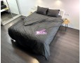Постельное белье LARA бязь-страйп Dark Gray d11224s семейное