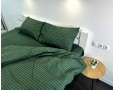 Постельное белье LARA бязь-страйп Green d11225p полуторное