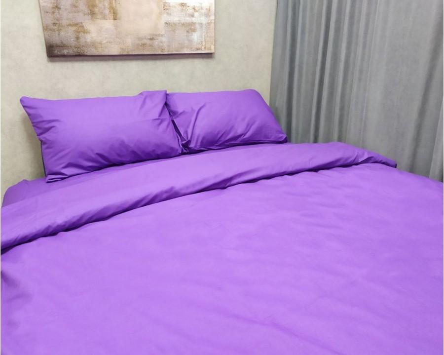 Постільна білизна LARA бязь d11073s2 Violet сімейна