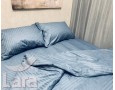 Постельное белье LARA сатин-страйп Graphite d13036s семейное