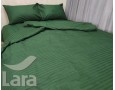 Постільна білизна LARA сатин-страйп Green d13037d двоспальна