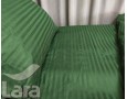 Постельное белье LARA сатин-страйп Green d13037e евро