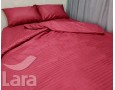 Постільна білизна LARA сатин-страйп Bordo d13035e євро