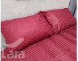 Постельное белье LARA сатин-страйп Bordo d13035s семейное