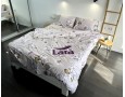 Постельное белье LARA сатин d13153p полуторное