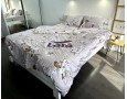 Постельное белье LARA сатин d13153p полуторное