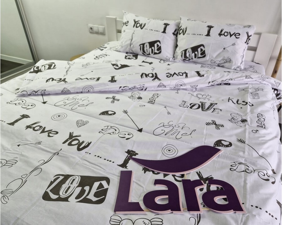 Постельное белье LARA бязь d11291d двуспальное