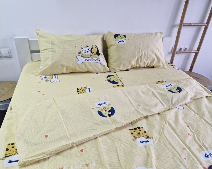 Постельное белье LARA бязь d11292p полуторное