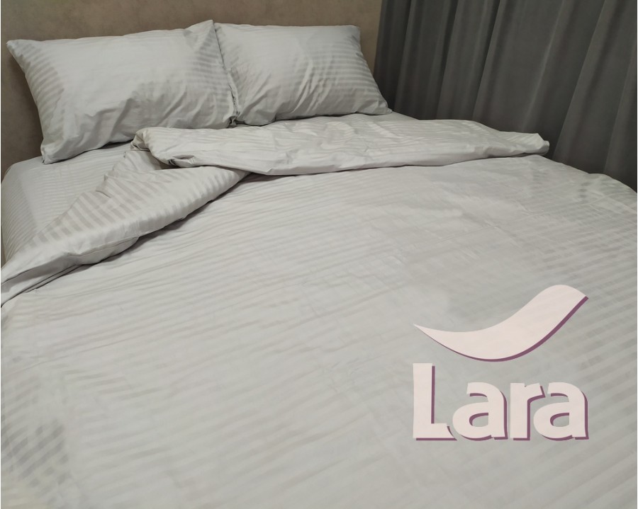 Постельное белье LARA сатин-страйп Nimbus cloud d13151e евро