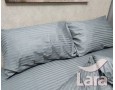 Постельное белье LARA сатин-страйп Steel gray d13150e евро