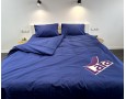 Постільна білизна LARA бязь d11070d2 Blue двоспальна