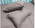 Постельное белье LARA бязь-страйп Brown d11252p полуторное