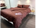 Постельное белье LARA бязь-страйп Brown d11252s семейное