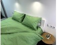 Постельное белье LARA бязь-страйп Light Green d11267p полуторное