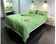 Постельное белье LARA бязь-страйп Light Green d11267p полуторное