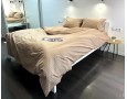 Постельное белье LARA бязь-страйп Chocolat d11270s семейное