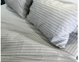 Постельное белье LARA бязь-страйп Light Gray d11271s семейное