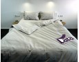 Постельное белье LARA бязь-страйп Light Gray d11271s семейное