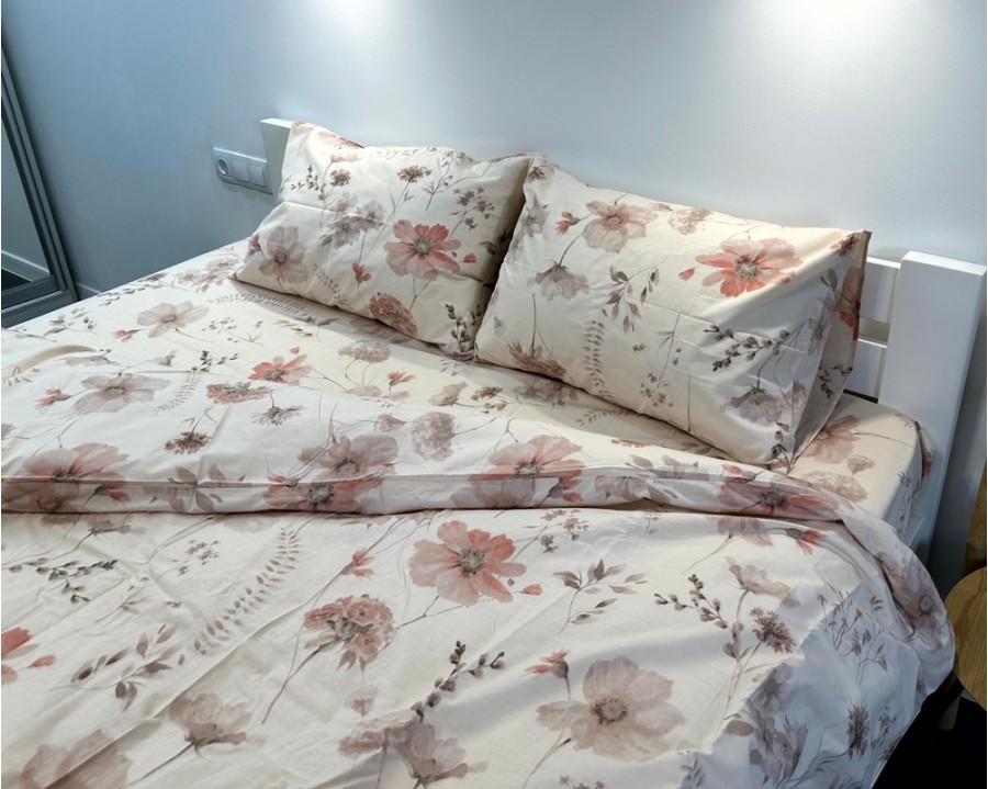 Постельное белье LARA бязь d11310p полуторное