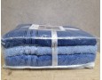 Набор турецких махровых полотенец 3 шт Gulcan Lu Armullu Blue 70х140