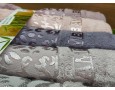 Набор турецких махровых бамбуковых полотенец 70х140 Cestepe 6 штук Bamboo Damaks