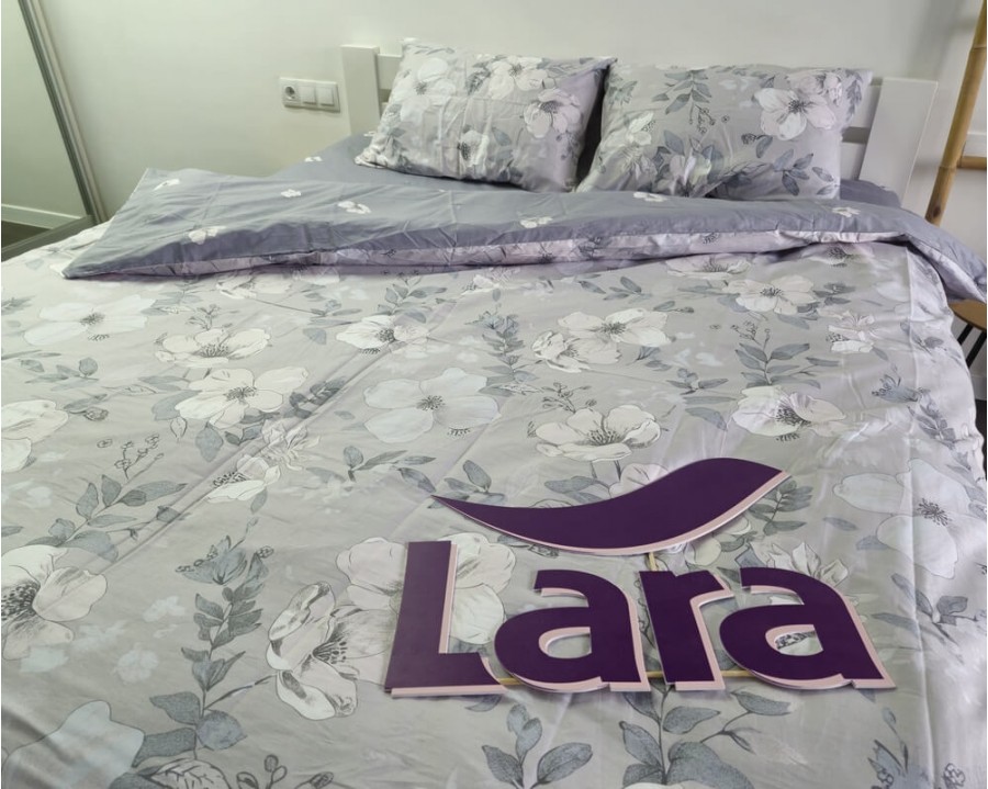 Постельное белье LARA сатин d13228d двуспальное