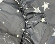 Постельное белье LARA d13177e160 light gray сатин-страйп LUX с простынью на резинке 160х200х25 евро