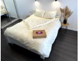 Постельное белье LARA d13176s beige сатин-страйп LUX семейное