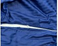Постельное белье LARA d13211e160 dark blue сатин-страйп LUX с простынью на резинке 160х200х25 евро