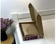 Постельное белье LARA d13204e160 natural сатин-страйп LUX с простынью на резинке 160х200х25 евро