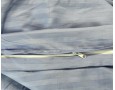 Постельное белье LARA d13207e160 steel grey сатин-страйп LUX с простынью на резинке 160х200х25 евро