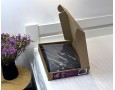 Постельное белье LARA d13207e180 steel grey сатин-страйп LUX с простынью на резинке 180х200х25 евро