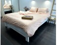 Постельное белье LARA d13208e160 peach сатин-страйп LUX с простынью на резинке 160х200х25 евро